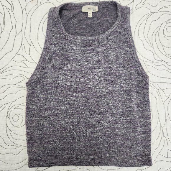 [M] Wilfred Free Sleeveless Aritzia Cropped Knit Tank Top - Picture 1 of 8